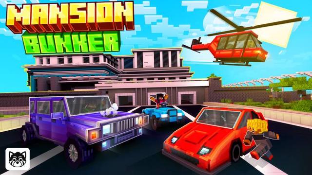 Thumbnail of the Minecraft Bedrock Marketplace product Mansion Bunker created by Kora Studios.