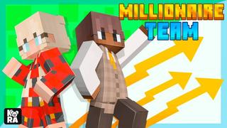 Thumbnail of the Minecraft Bedrock Marketplace product Millionaire Team created by Kora Studios.