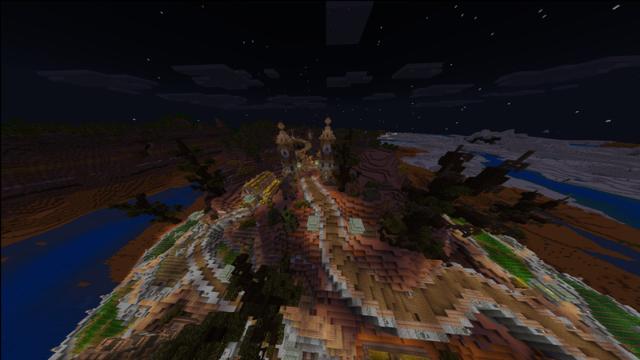 Screenshot of the Minecraft Bedrock Marketplace product Mining Town created by Kora Studios.