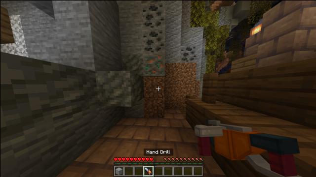 Screenshot of the Minecraft Bedrock Marketplace product Mining Town created by Kora Studios.