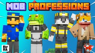 Thumbnail of the Minecraft Bedrock Marketplace product Mob Professions created by Kora Studios.