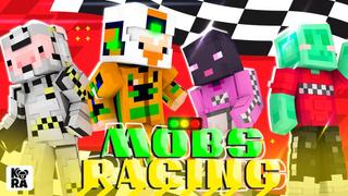 Thumbnail of the Minecraft Bedrock Marketplace product Mobs Racing created by Kora Studios.