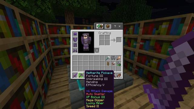 Screenshot of the Minecraft Bedrock Marketplace product More Enchants created by Kora Studios.