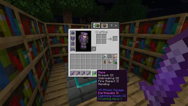 Screenshot of the Minecraft Bedrock Marketplace product More Enchants created by Kora Studios.