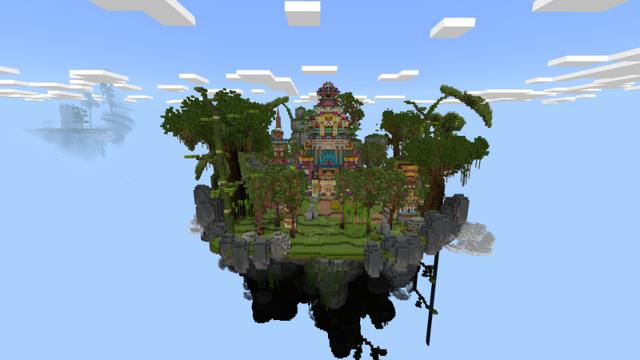 Screenshot of the Minecraft Bedrock Marketplace product One Block Challenge created by Kora Studios.
