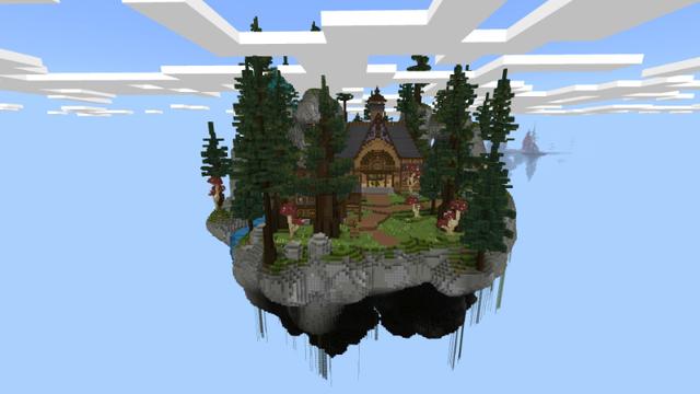Screenshot of the Minecraft Bedrock Marketplace product One Block Challenge created by Kora Studios.