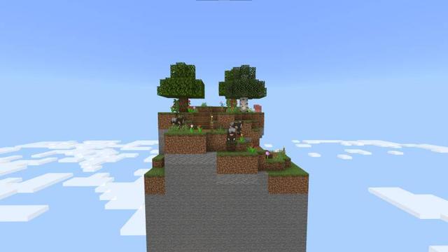Screenshot of the Minecraft Bedrock Marketplace product One Chunk Survival created by Kora Studios.