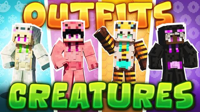Thumbnail of the Minecraft Bedrock Marketplace product Outfits Creatures created by Kora Studios.