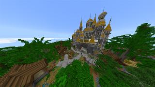 Screenshot of the Minecraft Bedrock Marketplace product Paradise Castle created by Kora Studios.