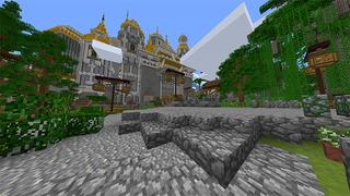 Screenshot of the Minecraft Bedrock Marketplace product Paradise Castle created by Kora Studios.