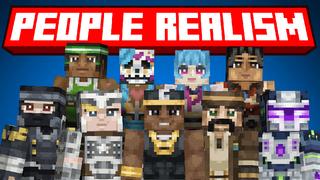 Thumbnail of the Minecraft Bedrock Marketplace product People Realism created by Kora Studios.