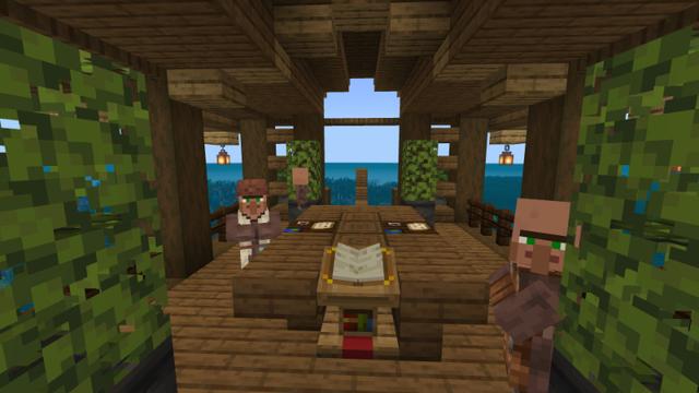 Screenshot of the Minecraft Bedrock Marketplace product Raft Survival created by Kora Studios.