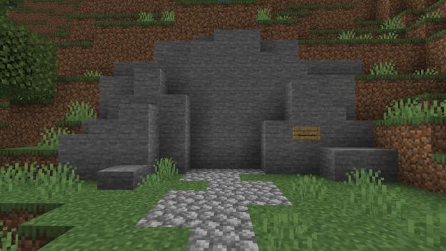 Screenshot of the Minecraft Bedrock Marketplace product Secret Base created by Kora Studios.