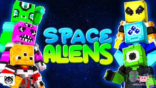 Thumbnail of the Minecraft Bedrock Marketplace product Space Aliens created by Kora Studios.