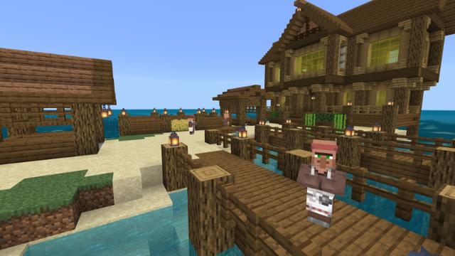 Screenshot of the Minecraft Bedrock Marketplace product Survival Island created by Kora Studios.