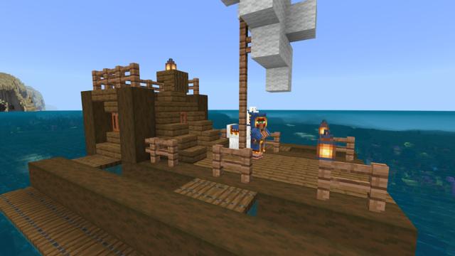Screenshot of the Minecraft Bedrock Marketplace product Survival Island created by Kora Studios.