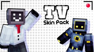 Thumbnail of the Minecraft Bedrock Marketplace product TV Skin Pack created by Kora Studios.
