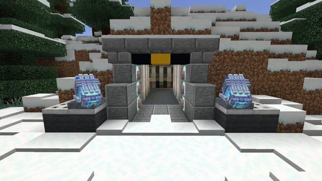 Screenshot of the Minecraft Bedrock Marketplace product Ultimate Winter Base created by Kora Studios.