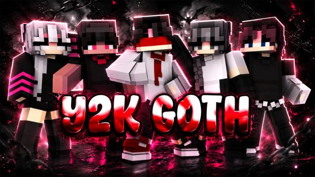 Thumbnail of the Minecraft Bedrock Marketplace product Y2K Goth created by Kora Studios.