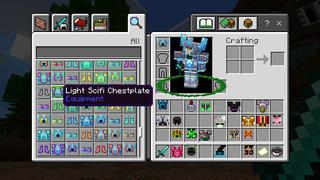Screenshot of the Minecraft Bedrock Marketplace product ADVANCED ARMOR created by Kreatik Studios.
