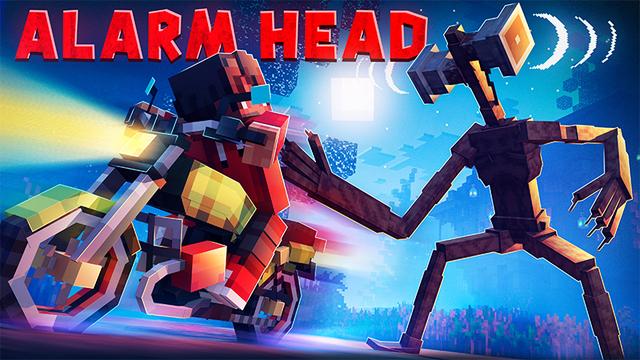 Thumbnail of the Minecraft Bedrock Marketplace product ALARM HEAD created by Kreatik Studios.