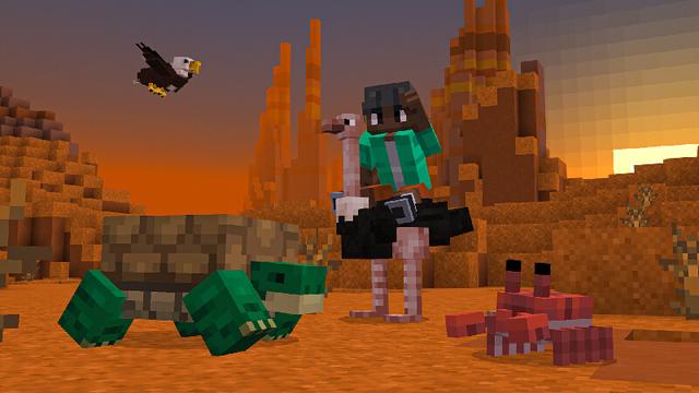 Screenshot of the Minecraft Bedrock Marketplace product Animals Add-On created by Kreatik Studios.