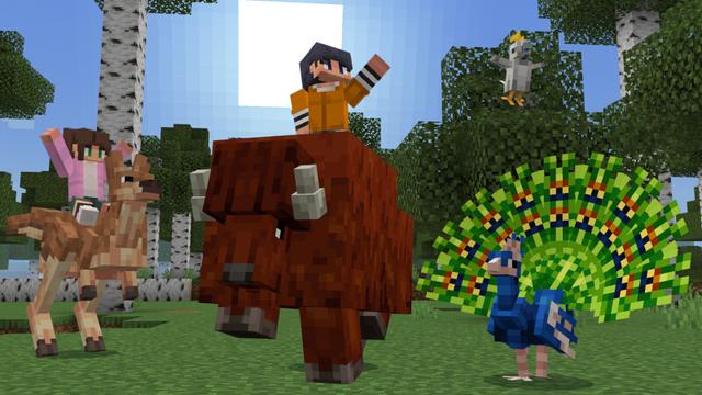 Screenshot of the Minecraft Bedrock Marketplace product Animals Add-On created by Kreatik Studios.