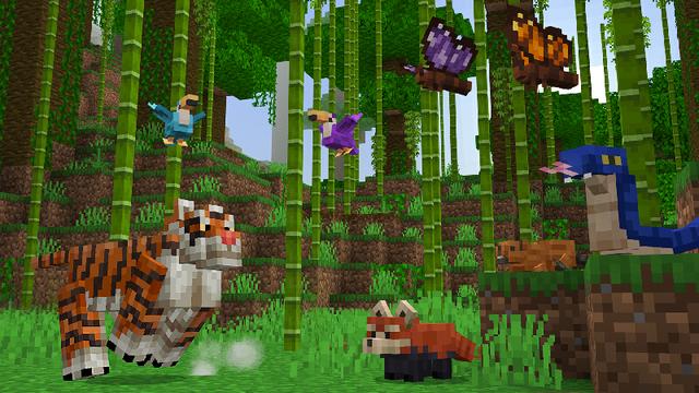 Screenshot of the Minecraft Bedrock Marketplace product Animals Add-On created by Kreatik Studios.