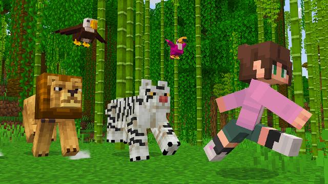 Screenshot of the Minecraft Bedrock Marketplace product Animals Add-On created by Kreatik Studios.