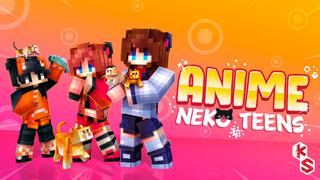 Thumbnail of the Minecraft Bedrock Marketplace product Anime Neko Teens created by Kreatik Studios.