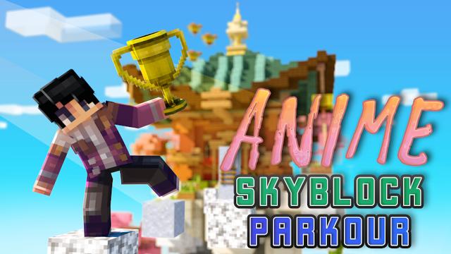 Thumbnail of the Minecraft Bedrock Marketplace product Anime Skyblock Parkour created by Kreatik Studios.