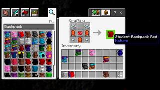 Screenshot of the Minecraft Bedrock Marketplace product BACKPACKS: CRAFTABLE 2 created by Kreatik Studios.