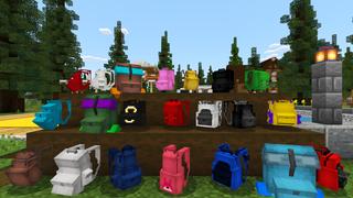 Screenshot of the Minecraft Bedrock Marketplace product BACKPACKS: CRAFTABLE 2 created by Kreatik Studios.