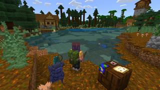 Screenshot of the Minecraft Bedrock Marketplace product BACKPACKS: CRAFTABLE! created by Kreatik Studios.