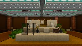 Screenshot of the Minecraft Bedrock Marketplace product Bathroom Furniture created by Kreatik Studios.