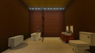 Screenshot of the Minecraft Bedrock Marketplace product Bathroom Furniture created by Kreatik Studios.