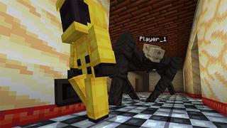 Screenshot of the Minecraft Bedrock Marketplace product BE A BACKROOMS MOB created by Kreatik Studios.