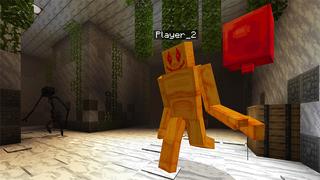 Screenshot of the Minecraft Bedrock Marketplace product BE A BACKROOMS MOB created by Kreatik Studios.