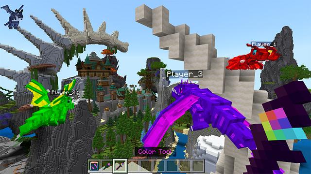 Screenshot of the Minecraft Bedrock Marketplace product BE A DRAGON created by Kreatik Studios.