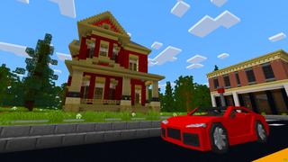 Screenshot of the Minecraft Bedrock Marketplace product Bedroom Furniture created by Kreatik Studios.