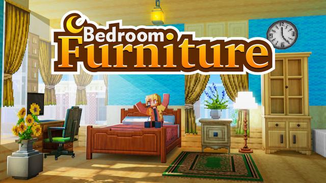 Thumbnail of the Minecraft Bedrock Marketplace product Bedroom Furniture created by Kreatik Studios.
