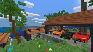 Screenshot of the Minecraft Bedrock Marketplace product Billionaires Modern Houses created by Kreatik Studios.