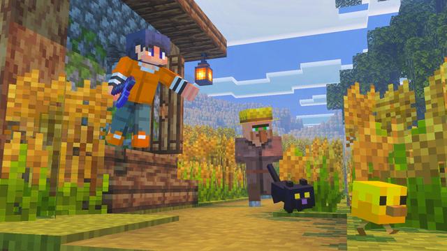 Screenshot of the Minecraft Bedrock Marketplace product Biomes You Go Add-On (Official) created by Kreatik Studios.