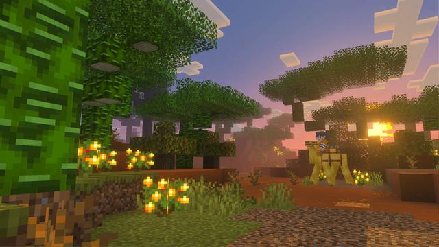 Screenshot of the Minecraft Bedrock Marketplace product Biomes You Go Add-On (Official) created by Kreatik Studios.