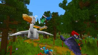 Screenshot of the Minecraft Bedrock Marketplace product Birds: Tropical created by Kreatik Studios.