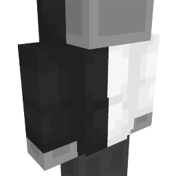 Thumbnail of the Minecraft Bedrock Marketplace product Black White Hoodie created by Kreatik Studios.