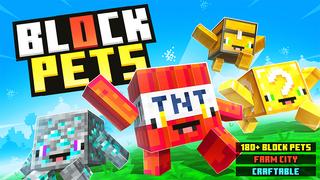 Thumbnail of the Minecraft Bedrock Marketplace product BLOCK PETS CRAFTABLE created by Kreatik Studios.