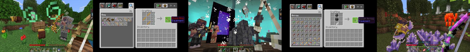 Panorama of the Minecraft Bedrock Marketplace product BOWS EXPANSION created by Kreatik Studios.
