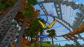 Screenshot of the Minecraft Bedrock Marketplace product Butterflies created by Kreatik Studios.