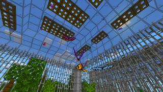 Screenshot of the Minecraft Bedrock Marketplace product Butterflies created by Kreatik Studios.